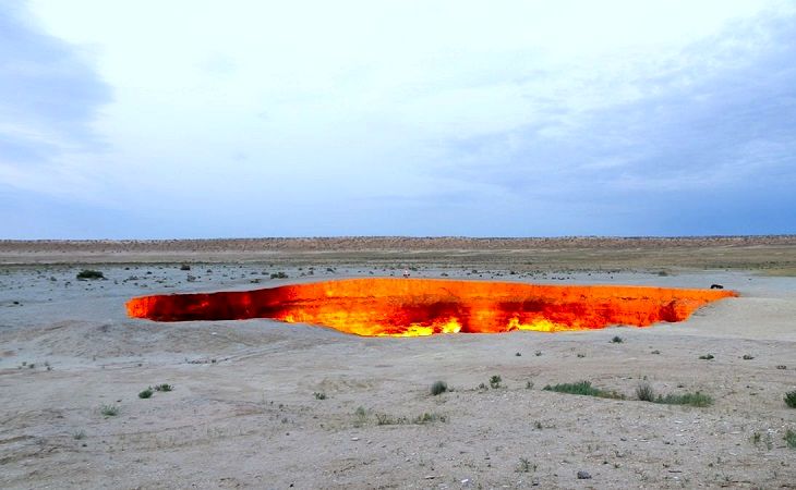 دروازه جهنم کجاست و چرا می‌سوزد؟