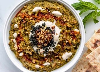 طرز تهیه مرحله به مرحله حلیم بادمجان